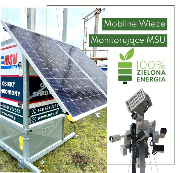 W pełni ekologiczne wieże monitorujące MSU.