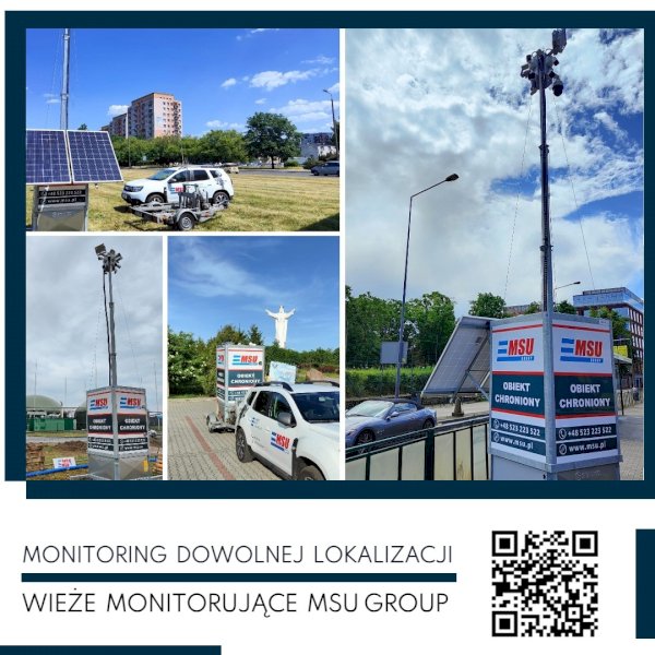 Postaw na mobilny monitoring lidera rynku wież do zdalnego monitoringu.